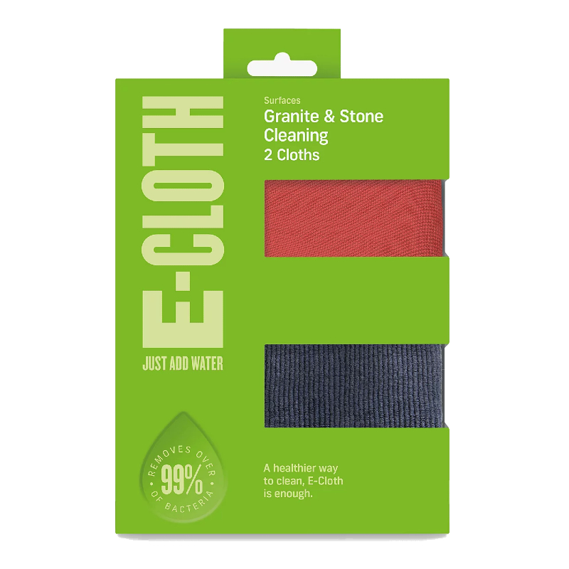 [ICDEC090] E-Cloth - Granite Cleaning Cloth Kit - Pack of 2 Cloths