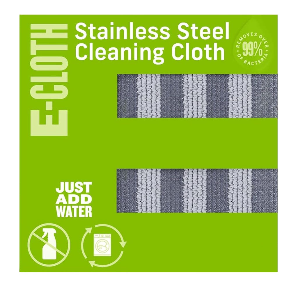 [ICDEC010] E-Cloth - Stainless Steel Cloth - Microfibre Grey