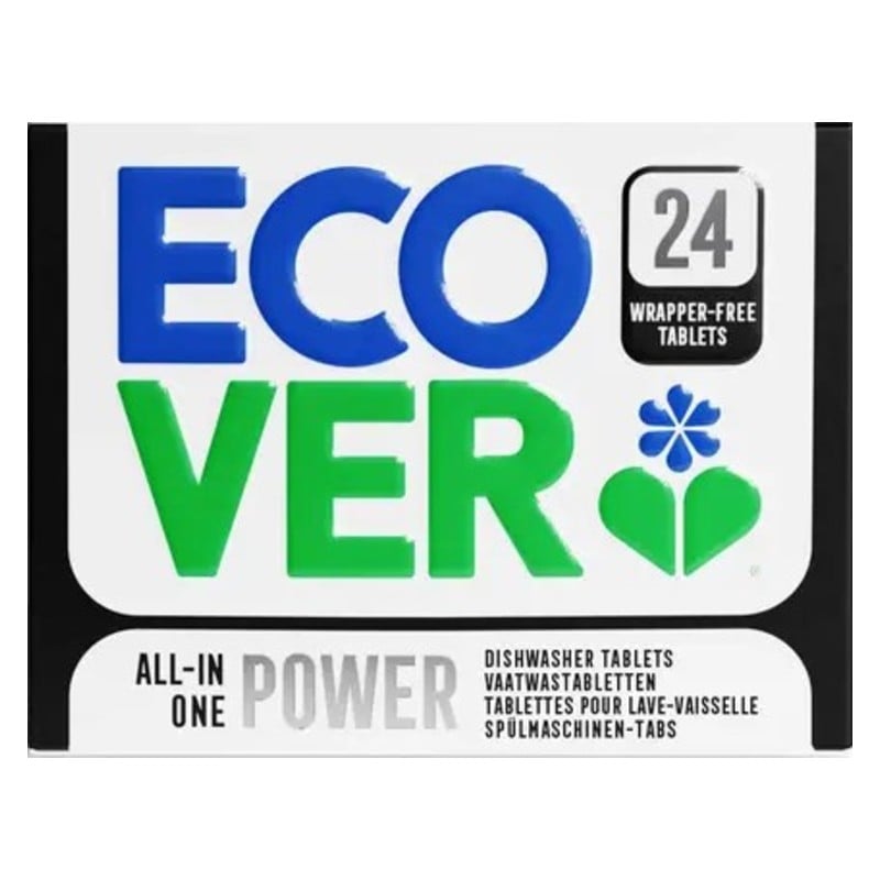 [PDWEV050] Ecover - Dishwasher Tablets - All-in-one Power - Pack of 24