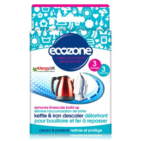 [PMCEZ030] Ecozone - Kettle and Iron Descaler 60g - Pack of 3 Sachets