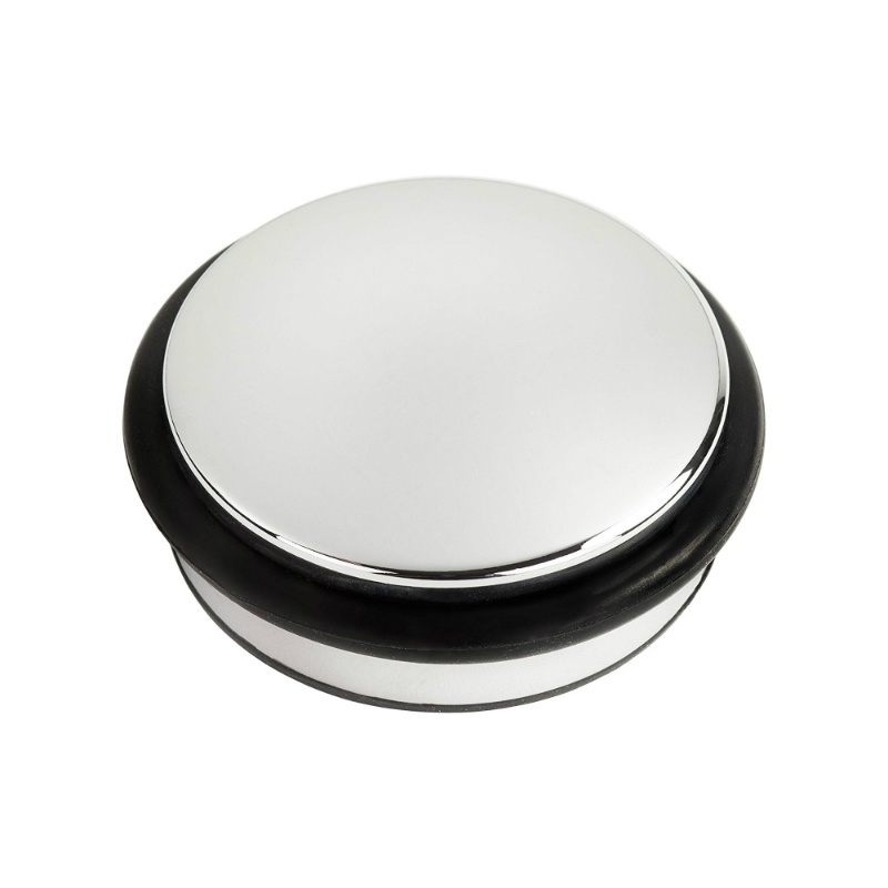 [IACEY300] Heavy Duty Chrome Door Stop - 10cm - Pack of 2