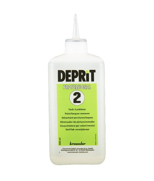 [LSRKR020*] Kreussler - Deprit 2 - Paint, Oil, Grease, Wax, Make-Up, Ink, Adhesive - 500ml