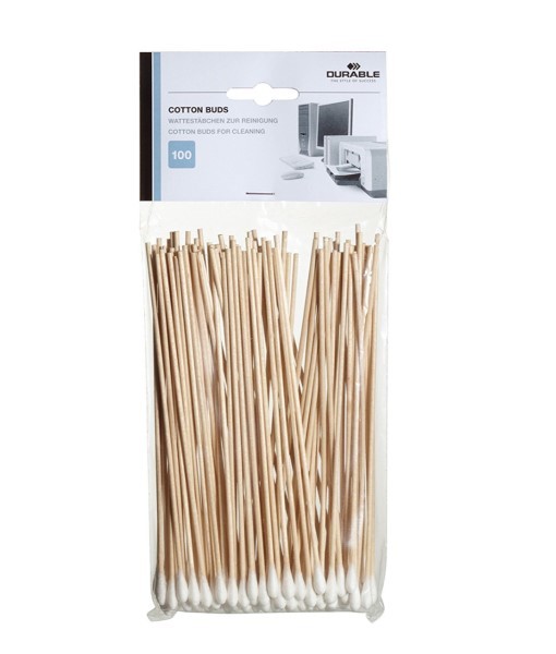 [IACEY440] Long Cotton Buds - Wooden Stem - Pack of 100