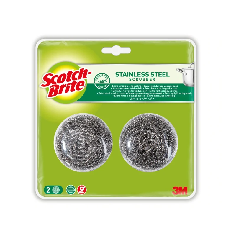 [PBRSB041] Metal Scourer - Spirals (Pack of 2)