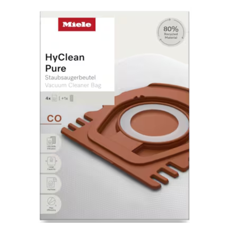 [IVAMI681] Miele - Vacuum Cleaner Bags - CO HyClean Pure (Pack of 4)