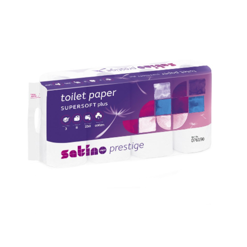 [BTPWP010] Prestige Supersoft Toilet Paper 3 Ply - Pack of 8