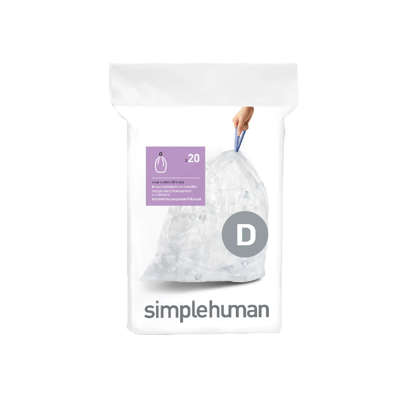 [PBBSI052] Simplehuman - Bin Bags - Transparent (D - 20L)