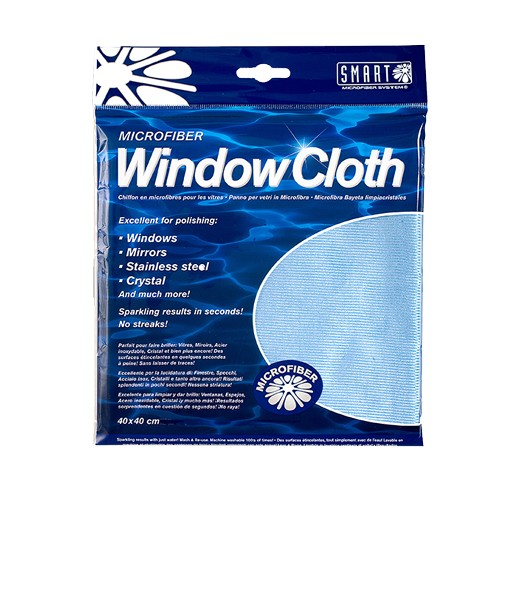 [ICDSM010] Smart Microfiber - Window Cloth - Blue - Pack of 10 - WHILE STOCKS LAST