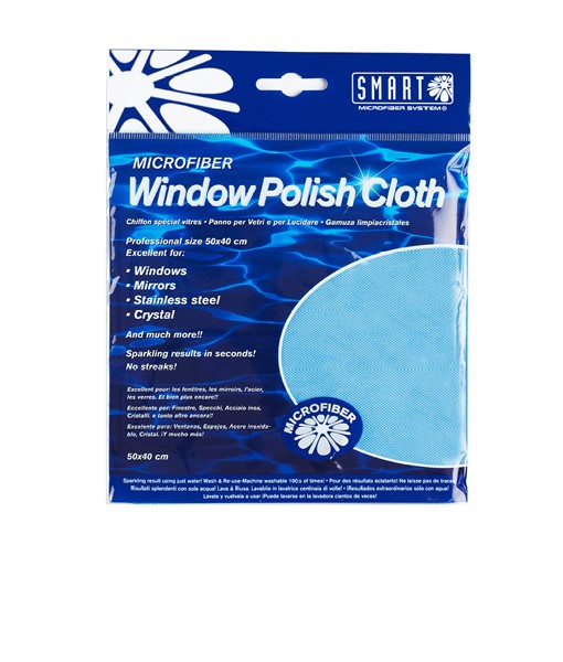 [ICDSM020] Smart Microfiber - Window Polishing Cloth - Blue - Pack of 10 - WHILE STOCKS LAST