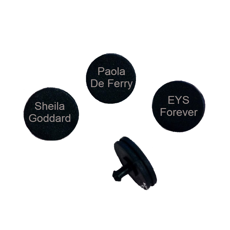 [LACEY371] Snappy Tags - Tags with Holding Backs - Pack of 50 - UK Import (Black)