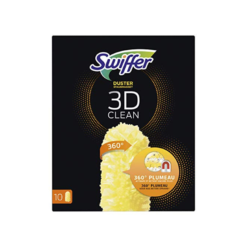 [IACSW112] Swiffer - Duster 3D 360° Refills - Yellow - Box of 10 - WHILE STOCKS LAST
