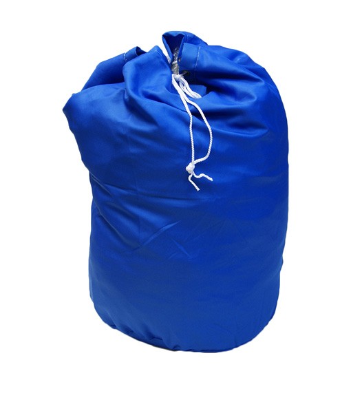 [LBAWN010] Washing Net - Laundry Bag with Drawstring - Blue - UK Import