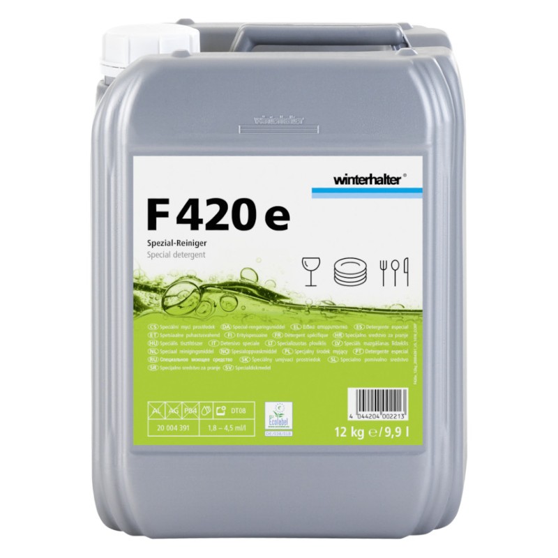 [PDWWH060*] Winterhalter - F420e Professional Dishwasher Liquid - 10L